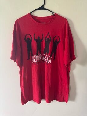 Ohio State Buckeyes Graphic T-Shirt XXL Red OSU Authentic Apparel Tee